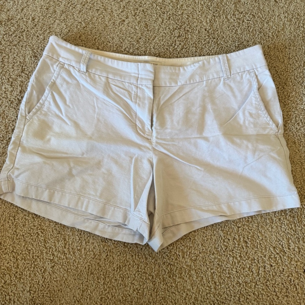 JCrew White Shorts